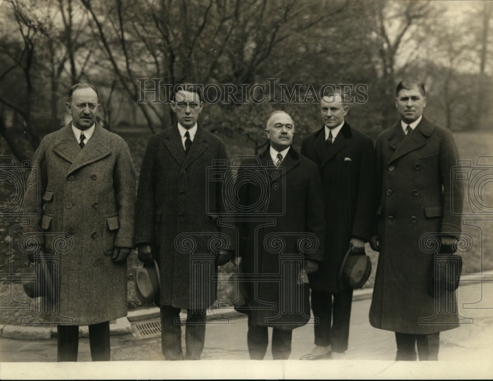 1922 Press Photo Committee of American Bankers Asscn Fitzwilson, McAdams & Head