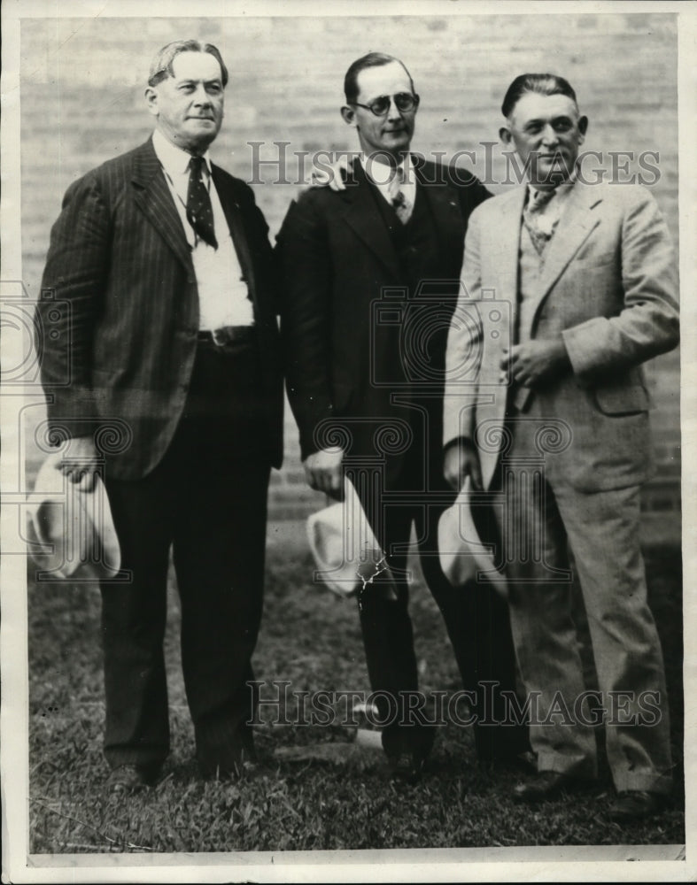 1930 Press Photo Sheriff A Y Baker Judge A W Cameron Cam Hill Hidalgo Democrats- Historic Images