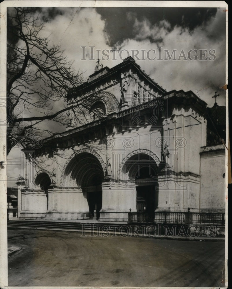1931 Press Photo 3rd Cathedral of Manila To Occupy Plaza McKinely in Philippines