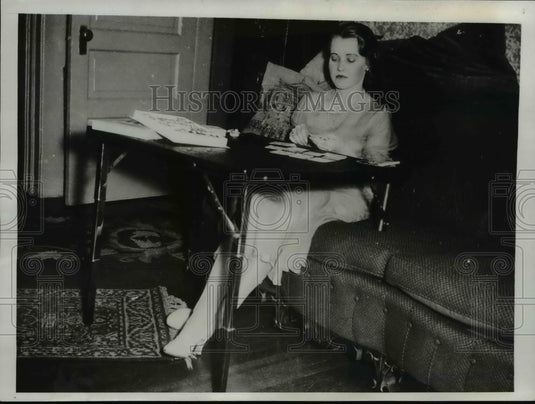1933 Press Photo Yvonne Flemming Secretary to San Francisco Patent Attorney