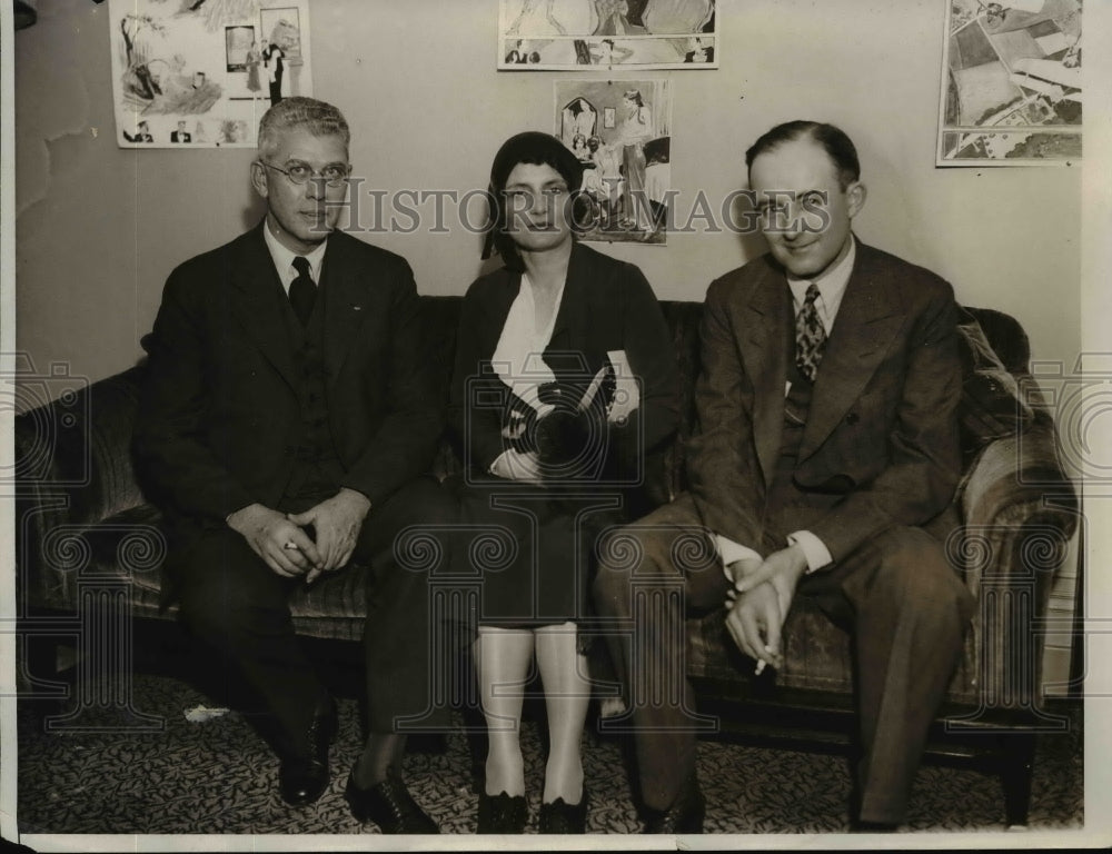 1931 Press Photo ANPA Convention in Pennsylvania FE Tripp, Mrs Carpenter