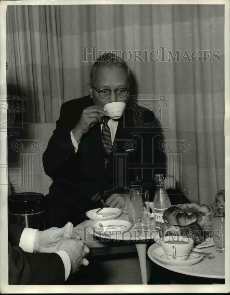 1968 Press Photo UN Secretary General U Thant in Algiers at African Summit