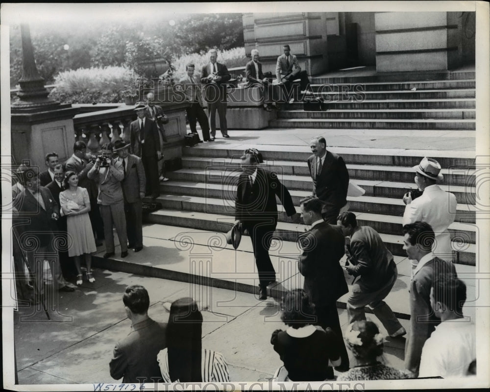 1939 Press Photo Lord Lothian British Ambassador to US & VA Mallet Counselor