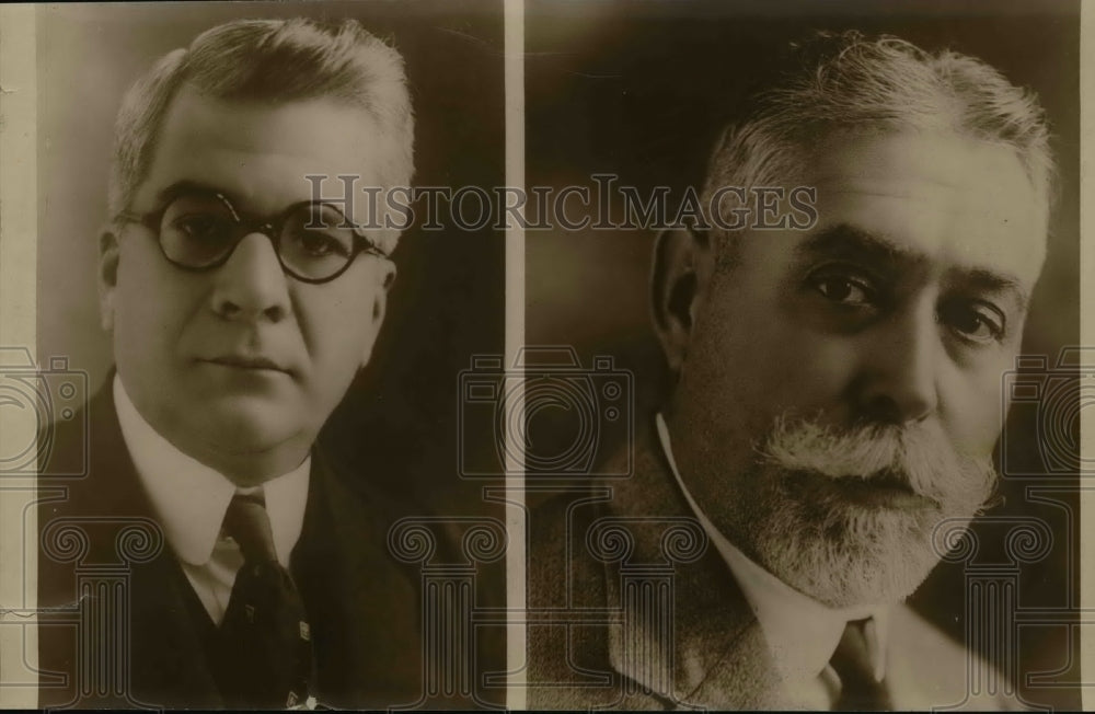 1926 Press Photo General Gerardo Machado Candidate for Pres & Carlos De La Rosa- Historic Images