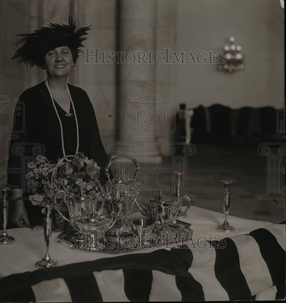 1921 Press Photo Mrs Thomas R Marshall Wife of Vice President