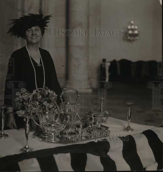 1921 Press Photo Mrs Thomas R Marshall Wife of Vice President