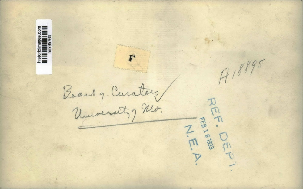 1933 Press Photo Board of Curators University of Missouri