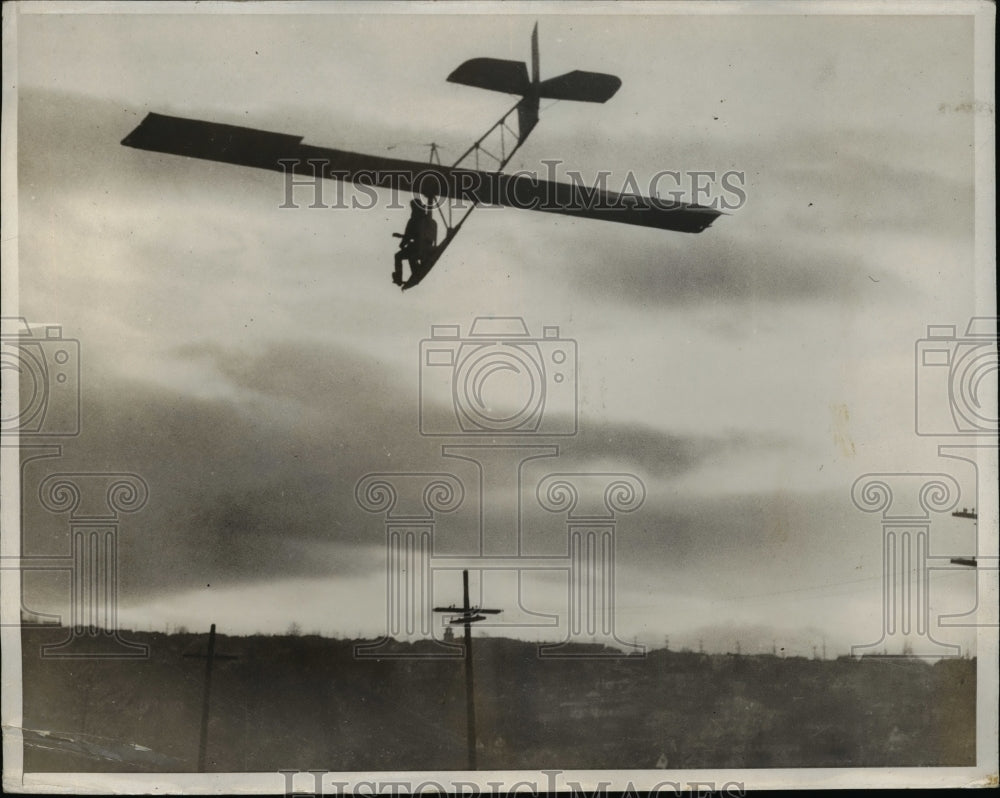 1932 Press Photo Motorless Plane Constructed by University of Washington Student