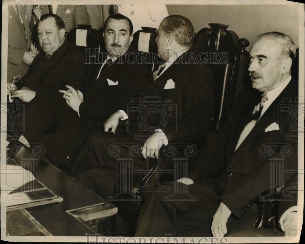 1951 Press Photo UN Economic & Social Counsel Hernana Santa Crus Chile Ambassado