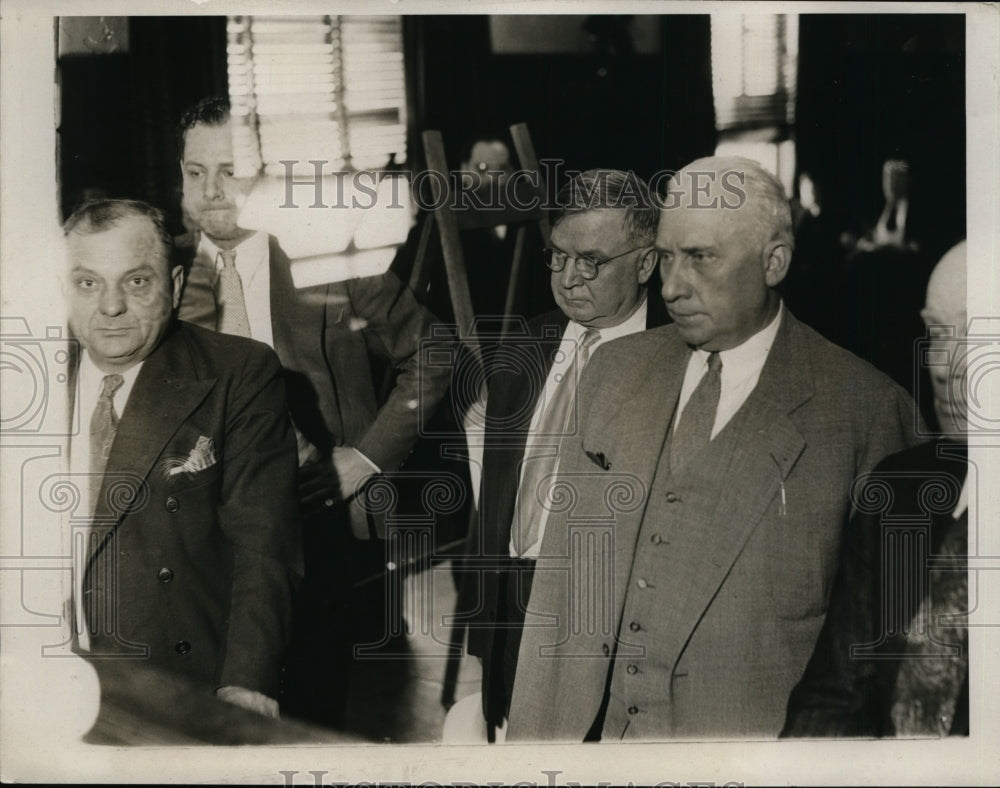 1933 Press Photo Alvanley Johnson & WE Tallony