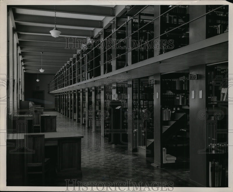 Load image into Gallery viewer, 1949 Press Photo Library Outside Rome Benedictines of More than 150,000 Books
