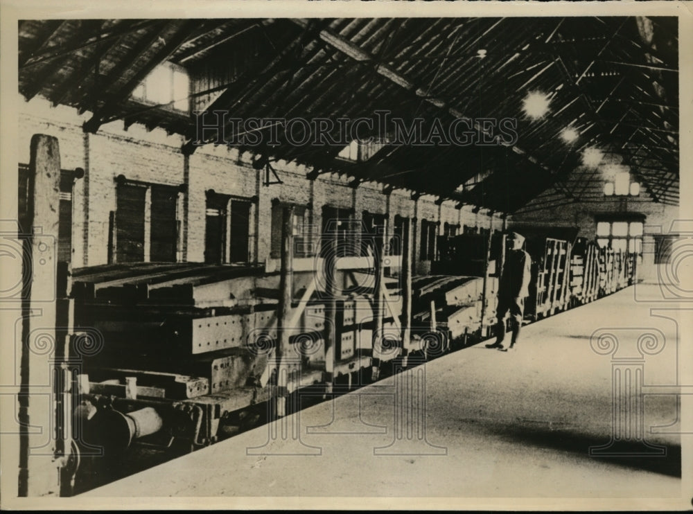 1939 Press Photo German Side of Western Front Packed in Freight Cars for Bridges