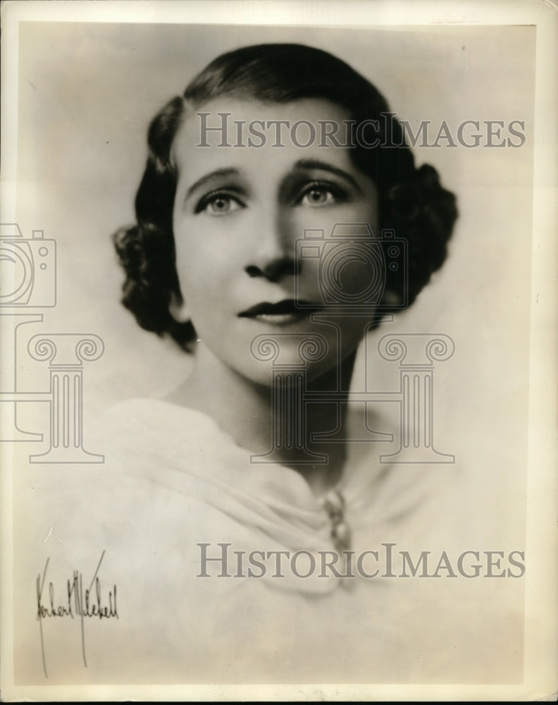 1936 Press Photo Soprano Queena Mario of Metropolitan Opera Nash LaFayette Show