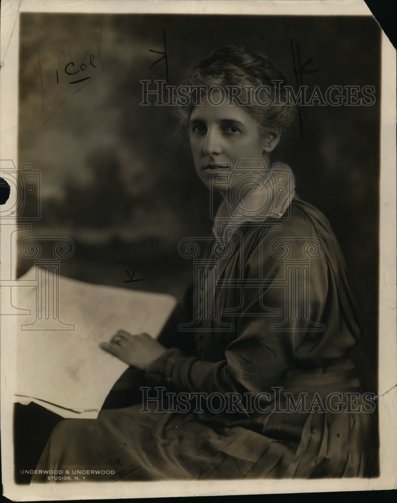 1924 Press Photo Helen L Thomas of National Federation of Industrial Clubs