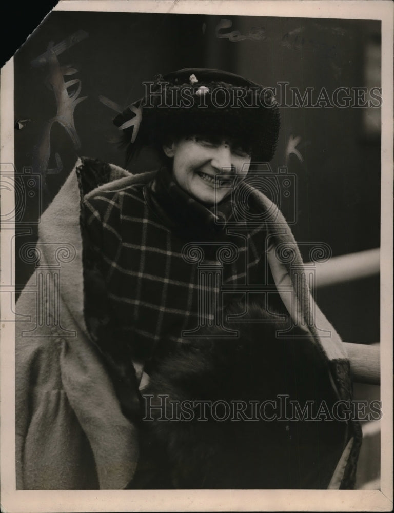 1919 Press Photo Mrs Jacqueline Clameneaue Daughter of French Premier