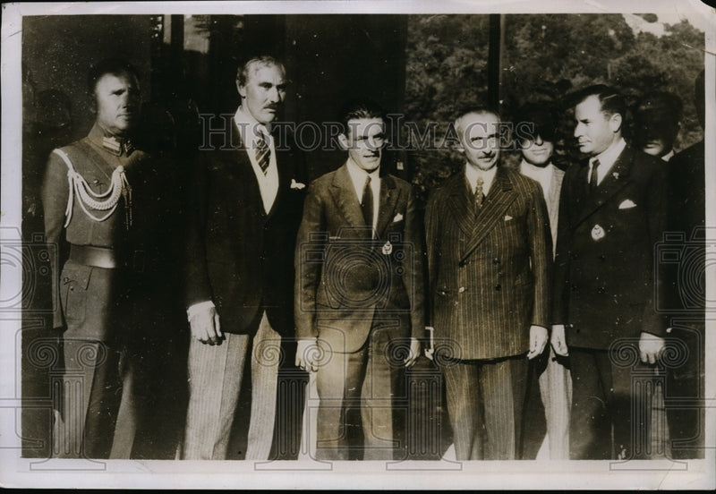 Load image into Gallery viewer, 1931 Press Photo Mr Russell Boardman &amp; Mr John Polando American Pilots
