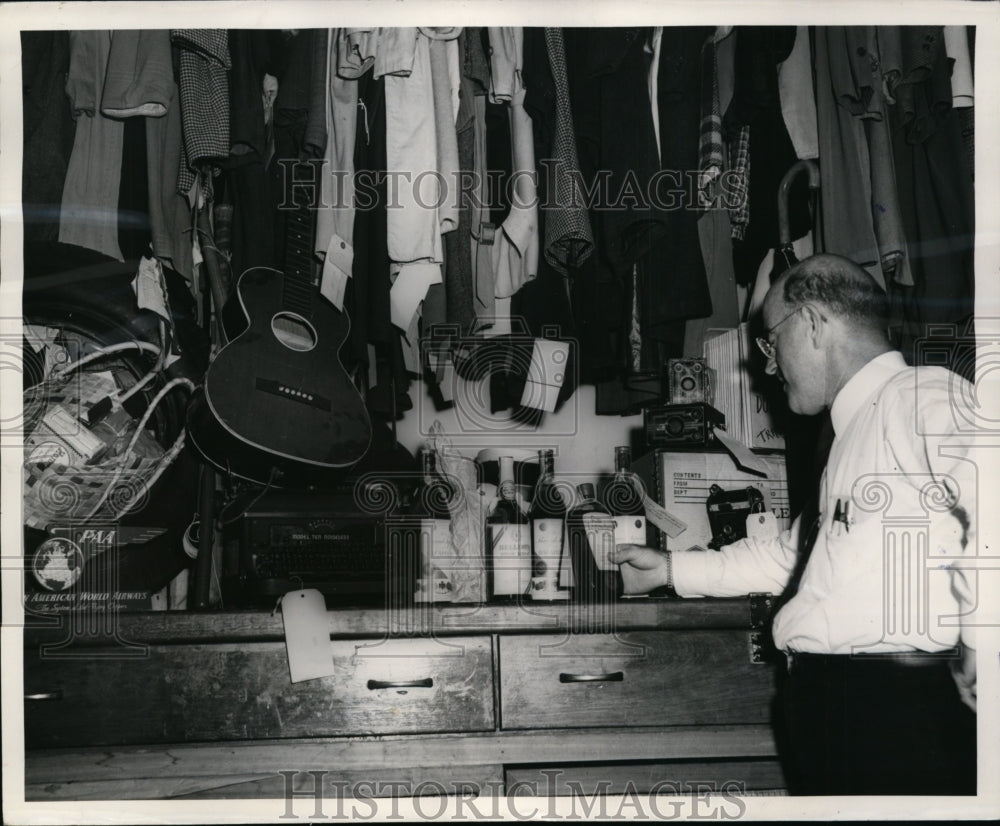 1947 Press Photo Eay Plummer chief of Pan Am Airways lost &amp; found in Florida- Historic Images