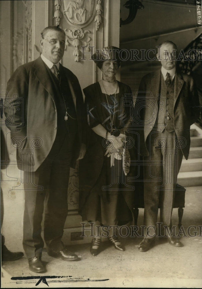 1929 Press Photo PA Governor William Sproul, Mrs Barclay Warbu, Senator Wm Crow