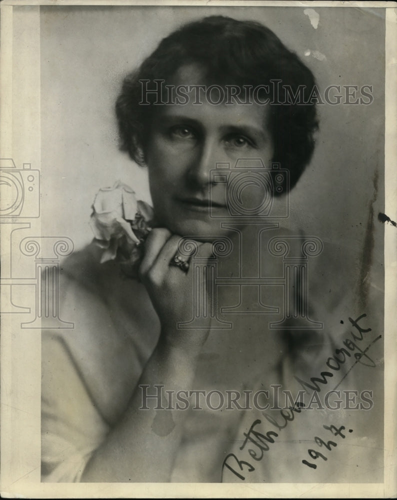 1929 Press Photo Countess Margit Bethlin Wife of Prime Minister - nex99421