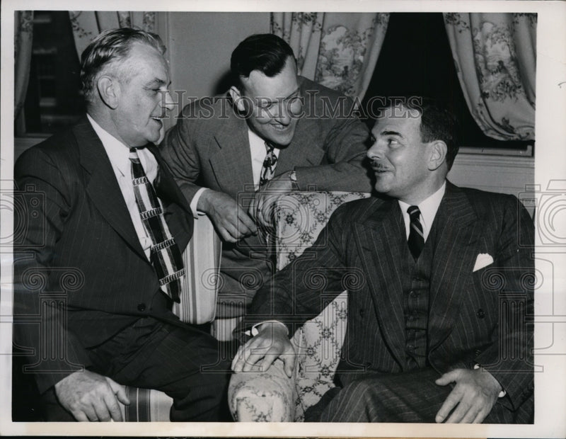 Load image into Gallery viewer, 1948 Press Photo NY Governor Thomas Dewey, Rep Glenn Beall of Md - nex99504
