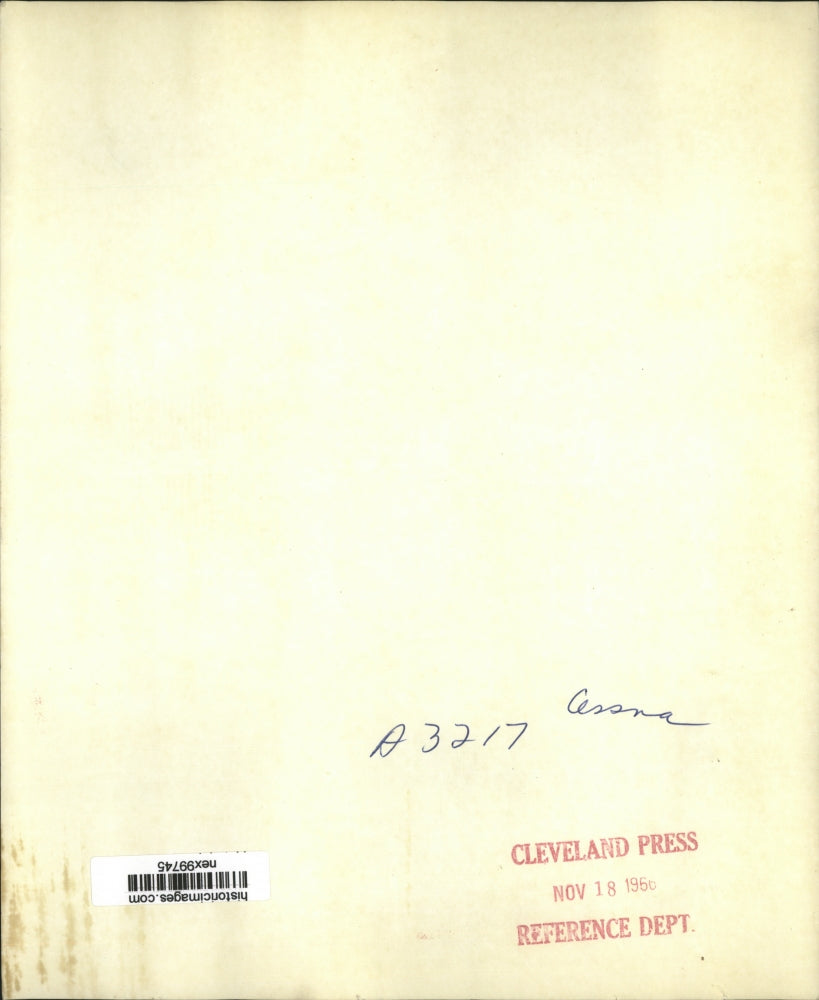 1966 Press Photo Cessna N6717X Aircraft on Ground - nex99745