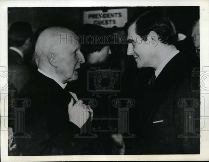 Load image into Gallery viewer, 1941 Press Photo John G Winant US Ambassador to Britain &amp; Archbishop Canterbury
