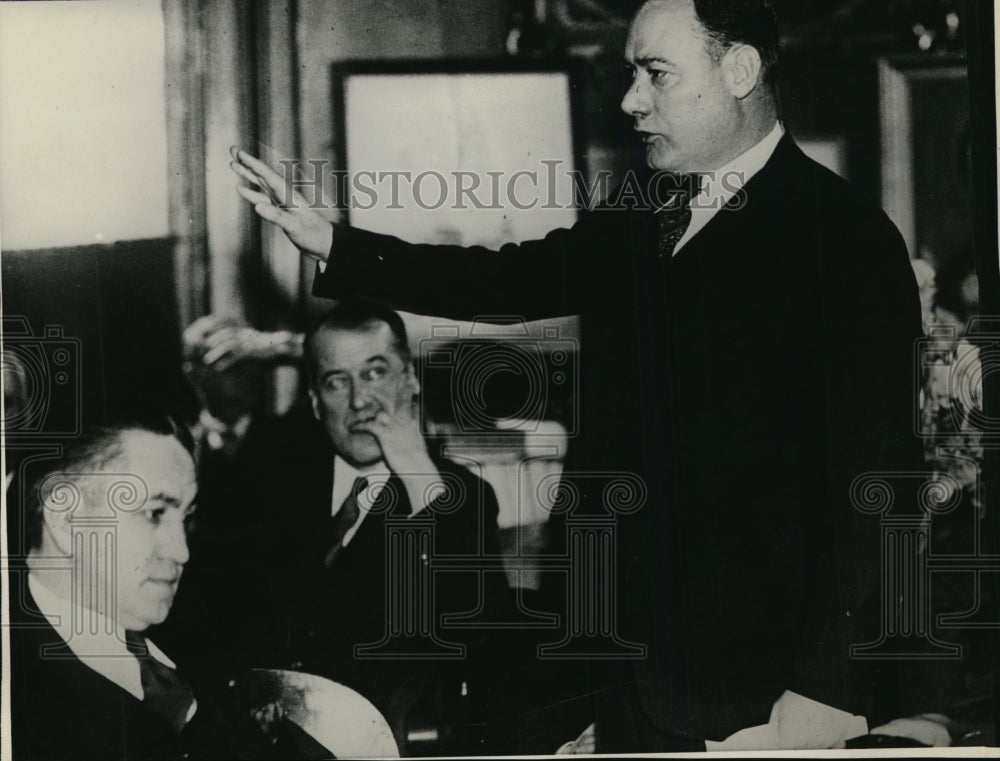 1931 Press Photo Mayor Ray T Miller of Cleveland Ohio