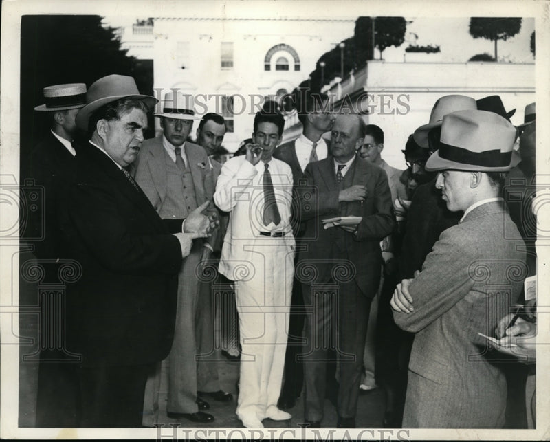 Load image into Gallery viewer, 1935 Press Photo John J Lewis President of United Mine Workers of America
