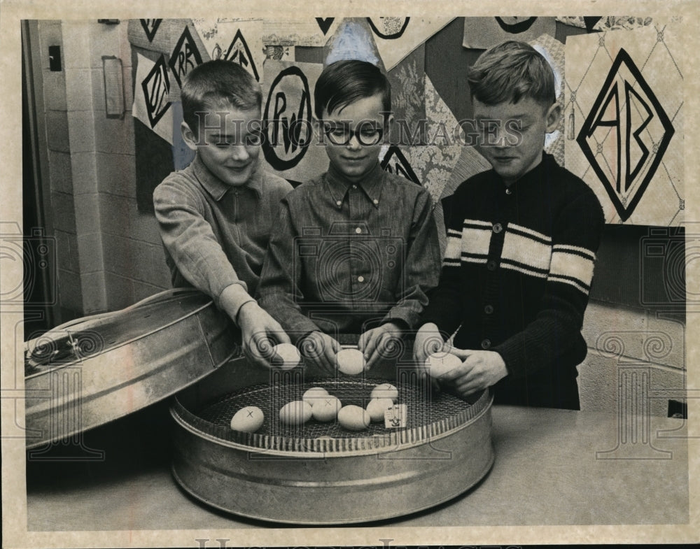 1968 Press Photo 4th Graders at Hillside Elementary School in Independence- Historic Images