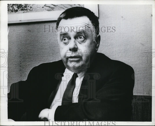 1968 Press Photo American William Russel During Conference in Sweden - ney08412- Historic Images
