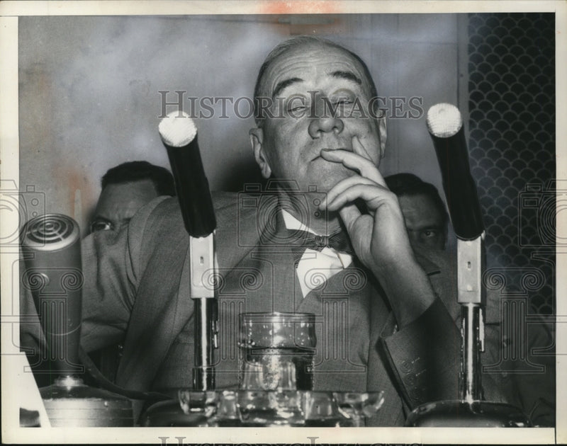 Load image into Gallery viewer, 1954 Press Photo Army Special Counsel Joseph Welch, Senate subcommittee hearing
