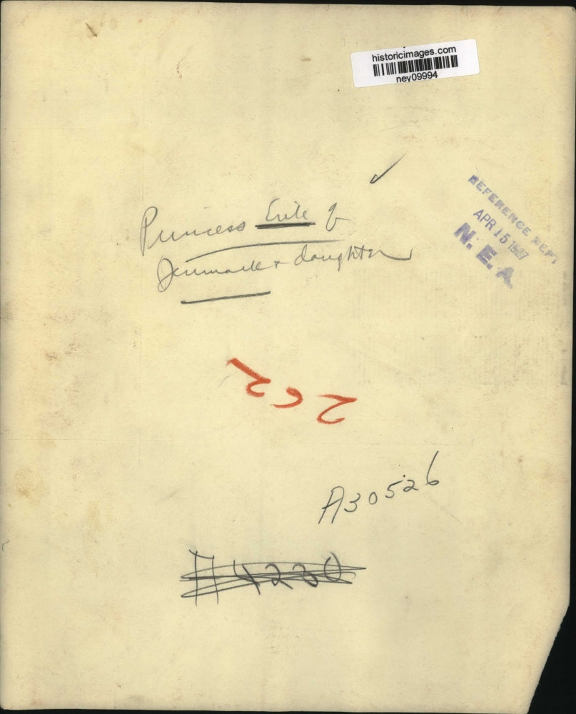 1927 Press Photo Princess Eule And Her Daughter - ney09994