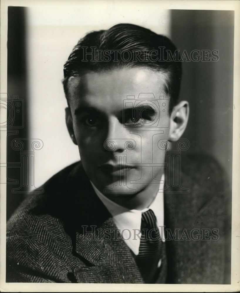 1938 Press Photo Portrait Of Bill Poiler - ney10149