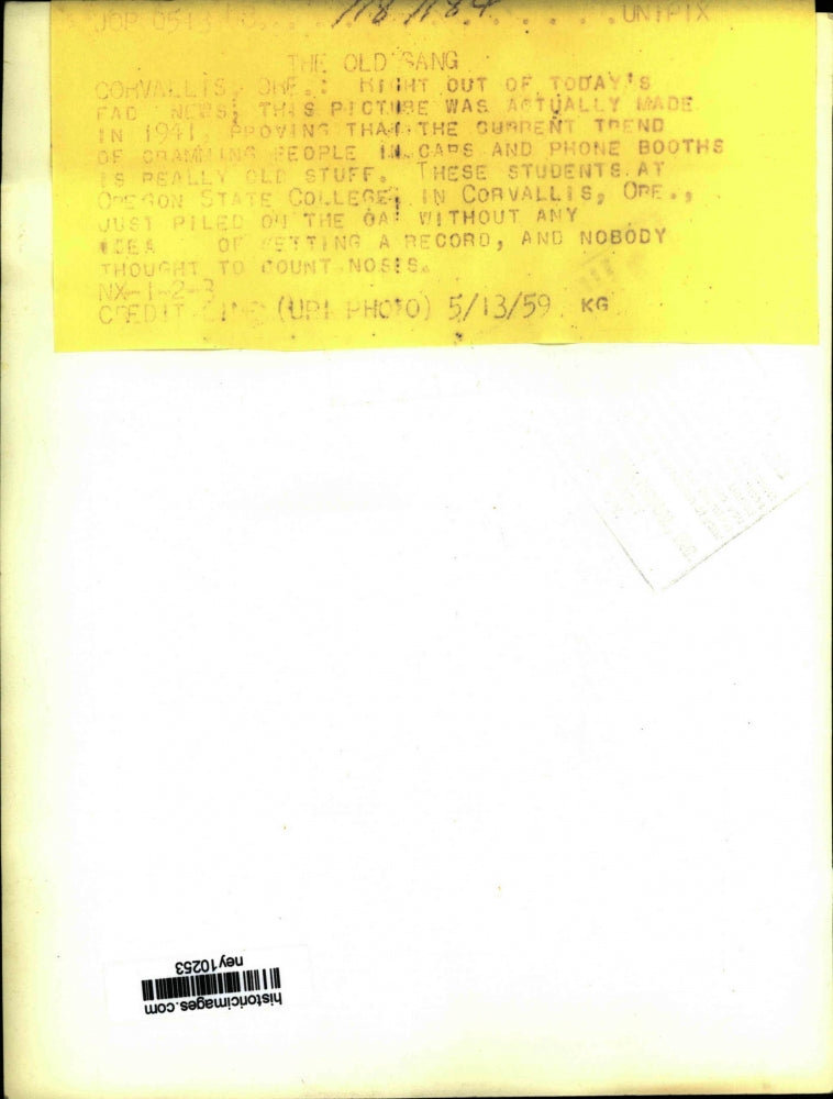 1959 Press Photo Students At Oregon State College - ney10253