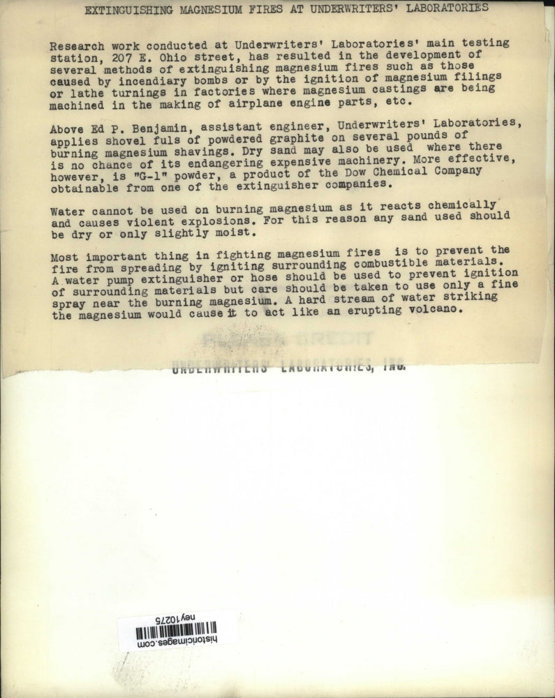 Press Photo Ed Benjamin Applies Shovel Fills With Graphite - ney10275