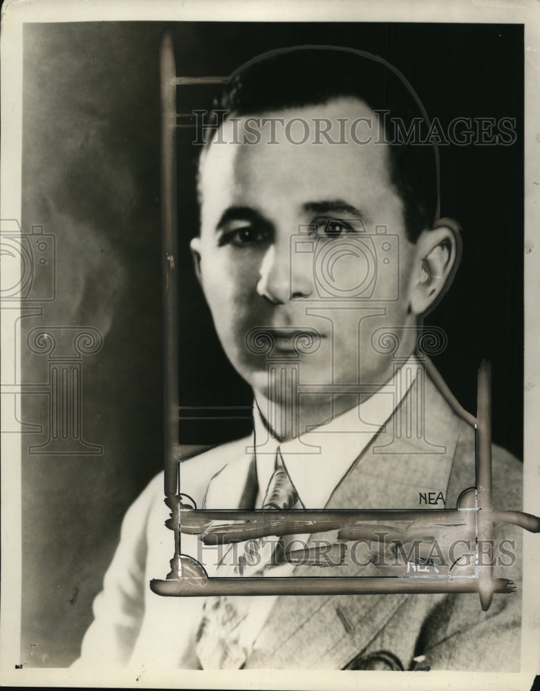 1928 Press Photo Thomas Gilcrease Oil Man Married to Miss America - ney10457