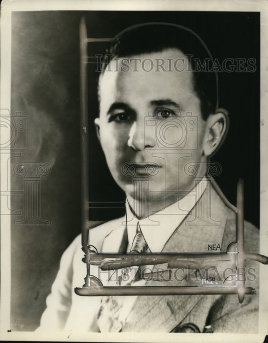 1928 Press Photo Thomas Gilcrease Oil Man Married to Miss America - ney10457