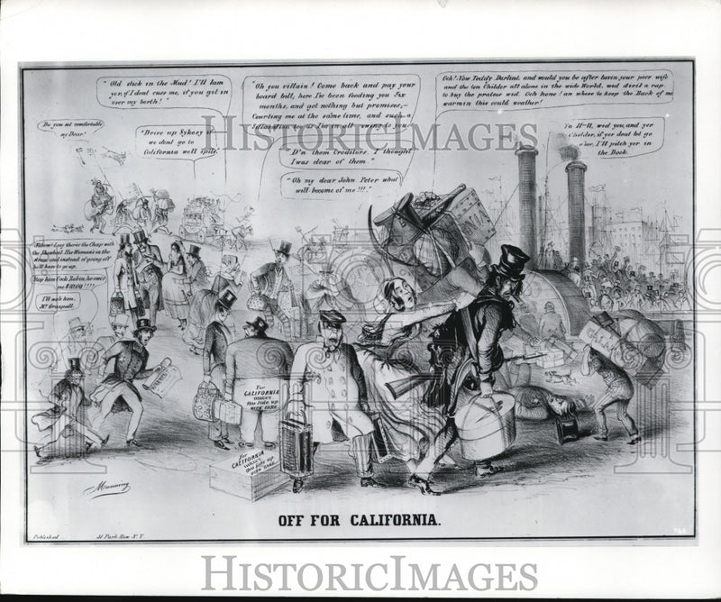 Load image into Gallery viewer, Press Photo Artwork Depicting Off for California - ney10680
