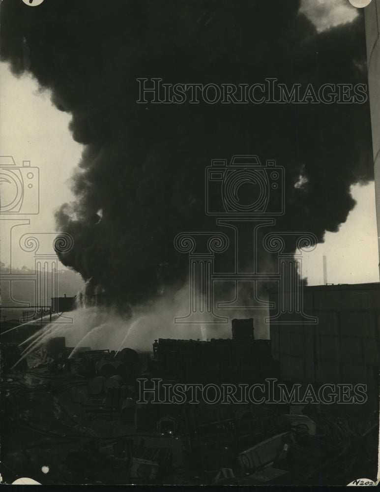 1923 Press Photo Pittsburgh Fire - ney11127
