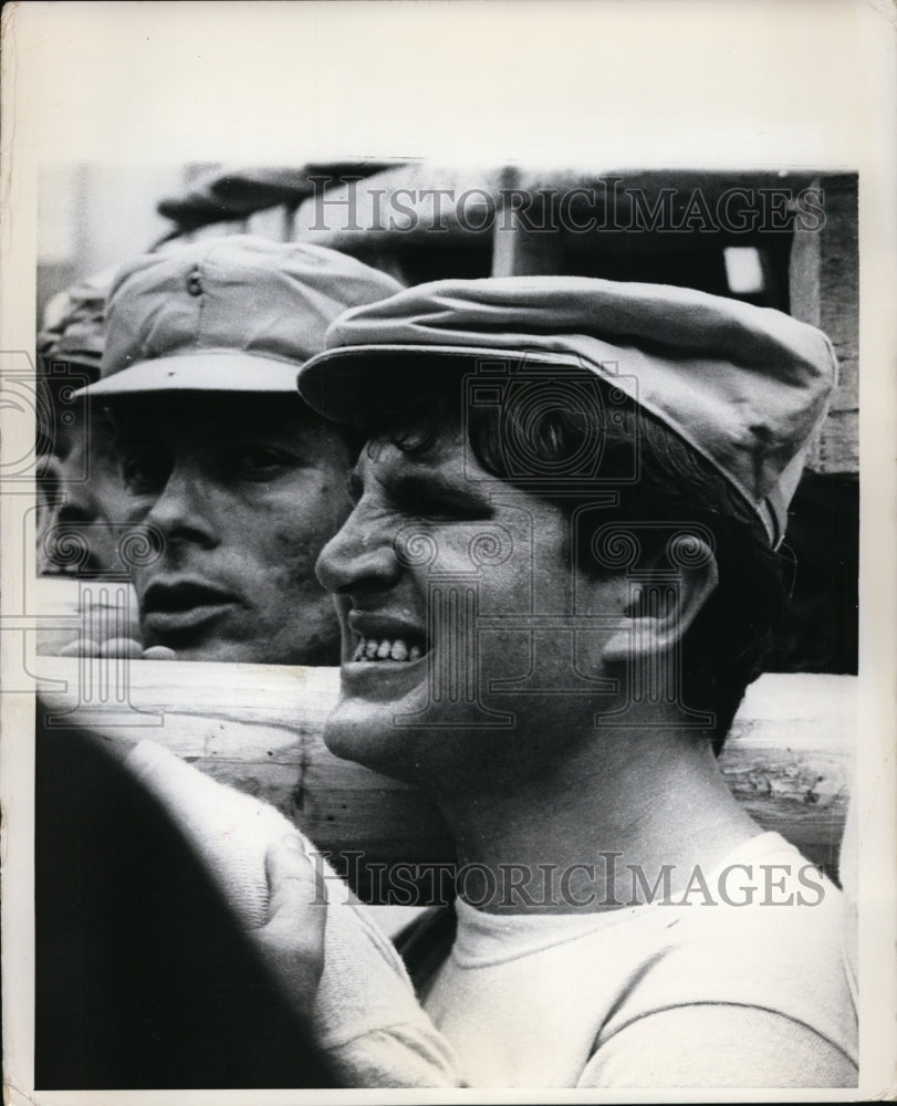 1968 Press Photo Young man during a procession on the Feast of St.Paolino