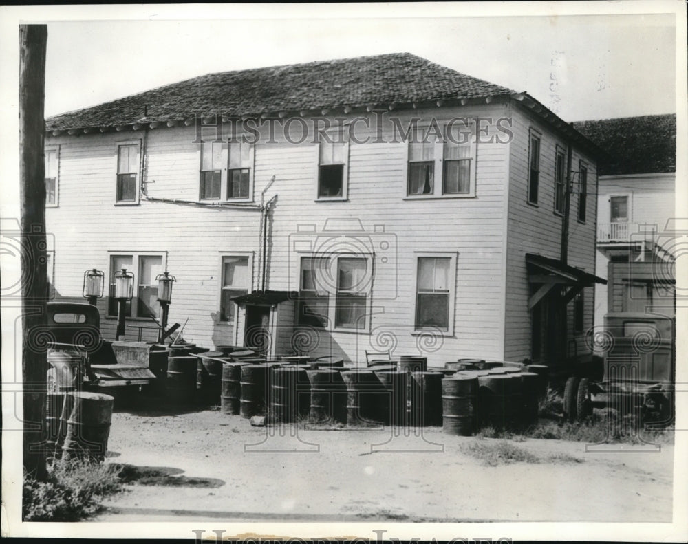 1938 Press Photo Home of Kidnapped Florida Boy James Bailey Cash Jr. - ney14078