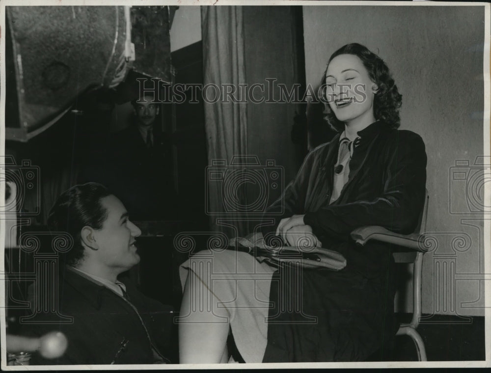 1939 Press Photo Students Rehearsing at Italy Movie School - ney15311
