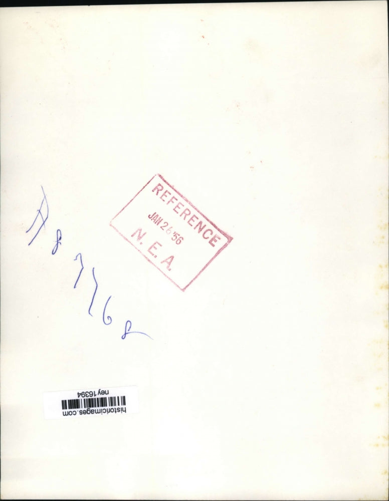 1956 Press Photo Police Chief William Parker Commuter Train Crash Investigation