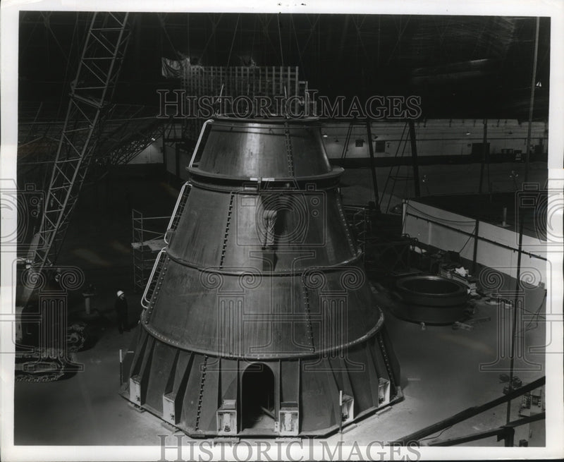Load image into Gallery viewer, 1960 Press Photo BMEWS Radar Tracking Antenna at Goodyear Aircraft Corporation
