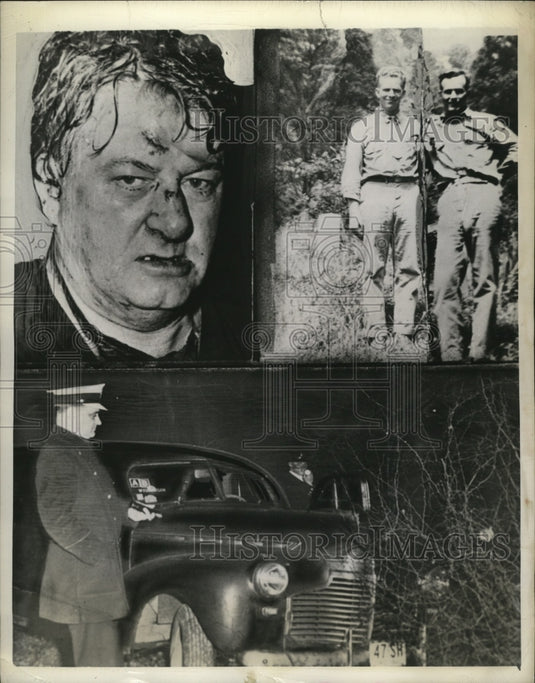 1943 Press Photo Kidnapping Criminals Break from Cincinnati Jail - ney17160