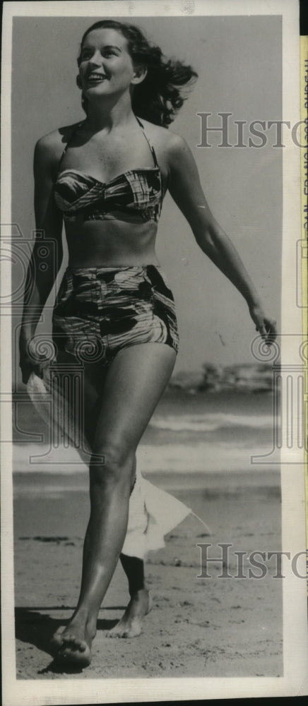 1948 Press Photo Norma Geneave Australia&#39;s Most Photographed Model in Sydney- Historic Images