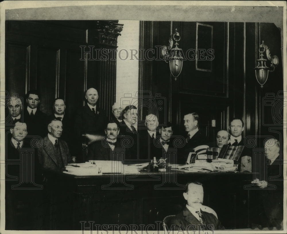 1930 Press Photo Members of 1916 Grand Jury Indicted Tom Mooney for Bombing