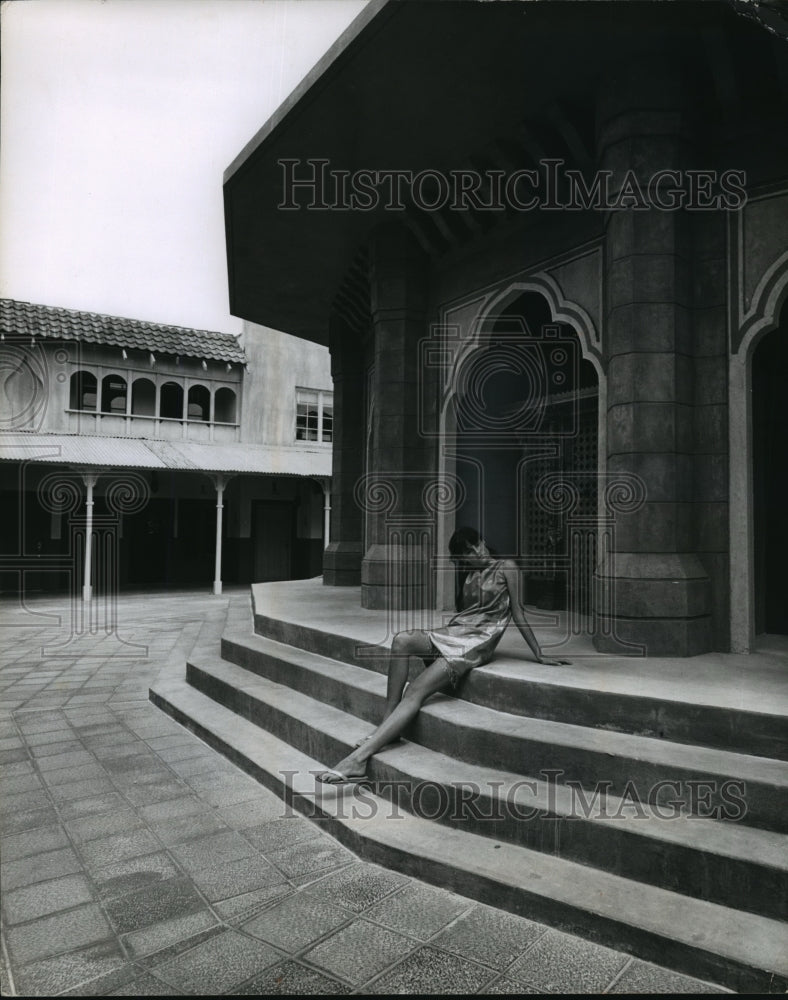 1968 Press Photo Model Terri "Danny" Howard - ney22257