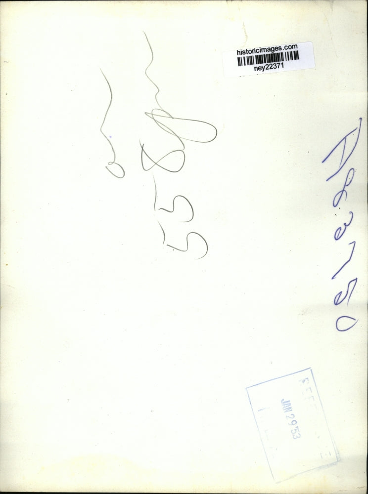 1953 Press Photo President Richard Nixon at Rostrum of Senate in Washington DC