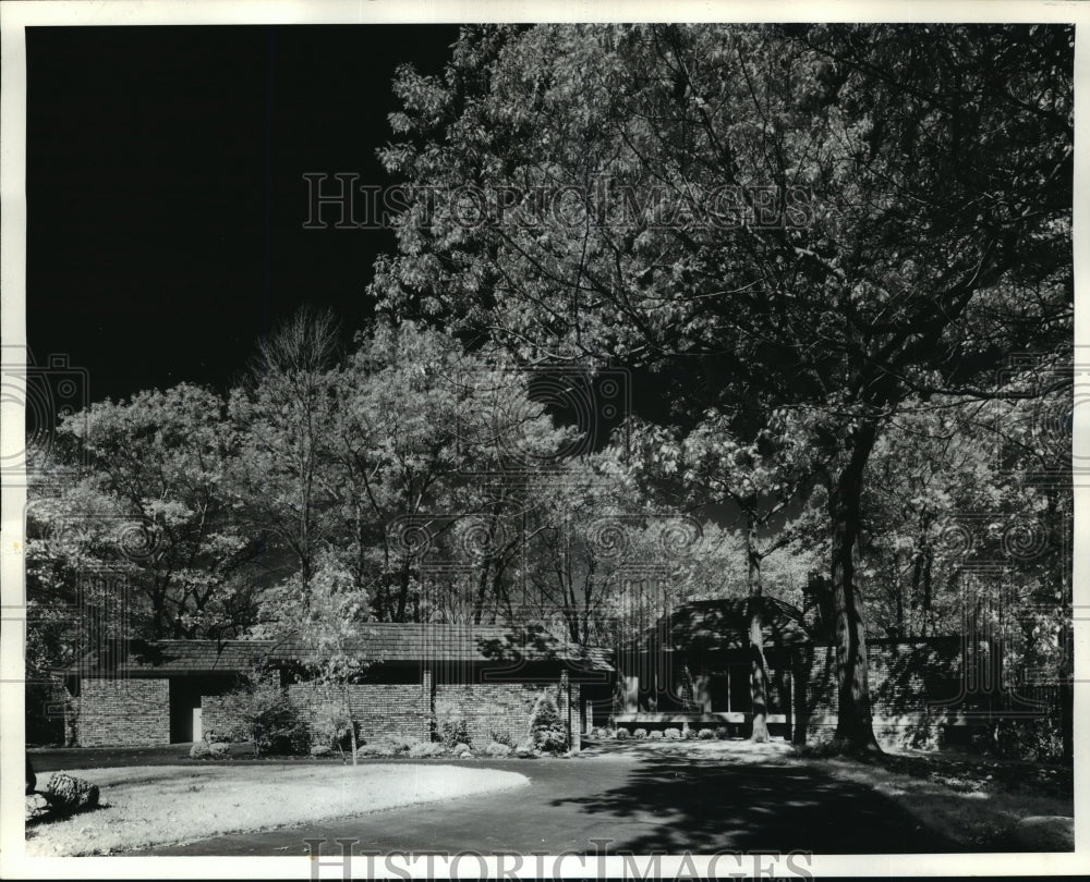 1968 Press Photo Oppenheim House in Highland Park, Illinois - ney22495